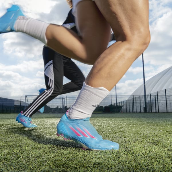シューズ adidas X SPEEDFLOW+ FG adidas X Speedflow+ Firm Ground Soccer Cleats - Blue | Free