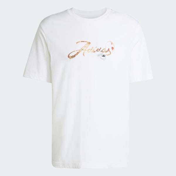 White M CAFE SCRIPT T