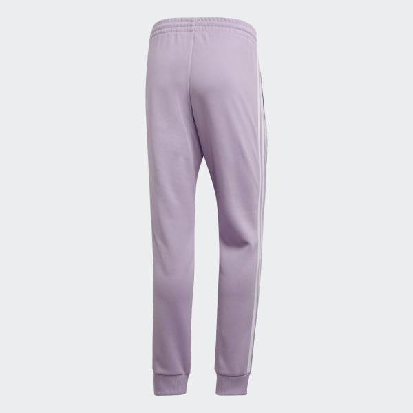 adidas originals purple track pants