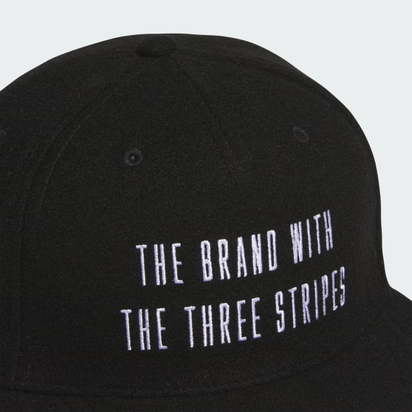 ブラック 【ゴルフ】ツイード フラットビルキャップ