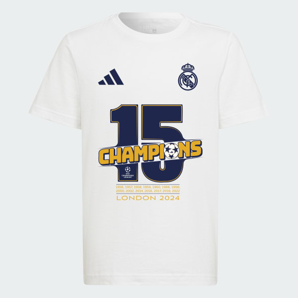 biela Real Madrid UCL Winners T-Shirt Kids