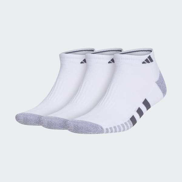 adidas Cushioned Low-Cut Socks 3 Pairs - White | Free Shipping with ...
