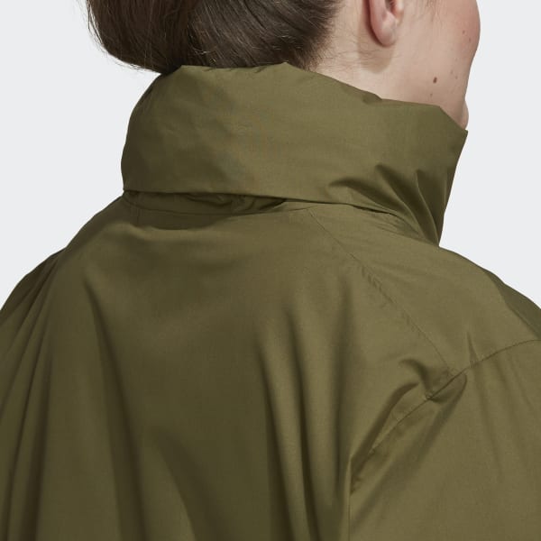 Grun TERREX Multi RAIN.RDY Two-Layer Regenjacke – Große Größen