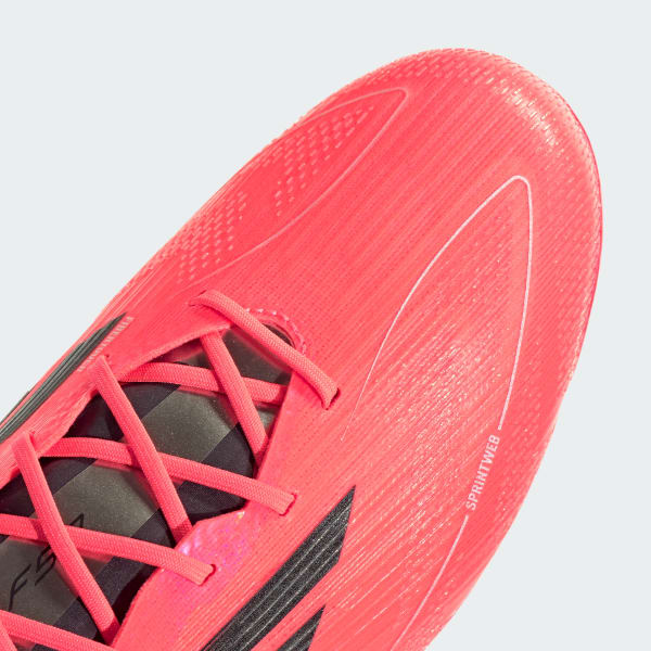 adidas F50サッカーシューズ ピンク 収納バッグ付き アディダス キッズ F50 LEAGUE HG/AG / 土・人工芝用 / F50