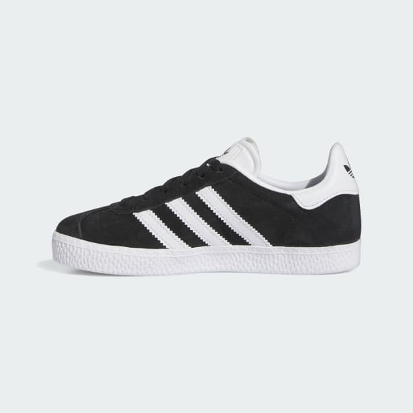 Kids Gazelle Core Black and White Shoes | adidas UK