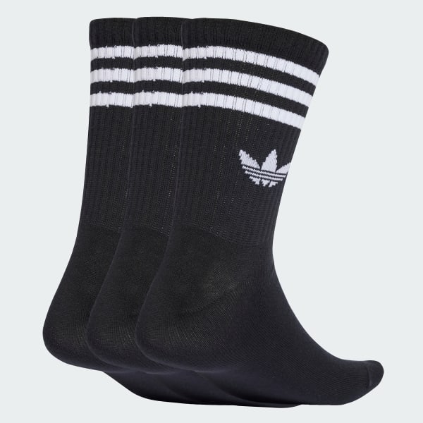 Negro Calcetines clásicos 3 bandas