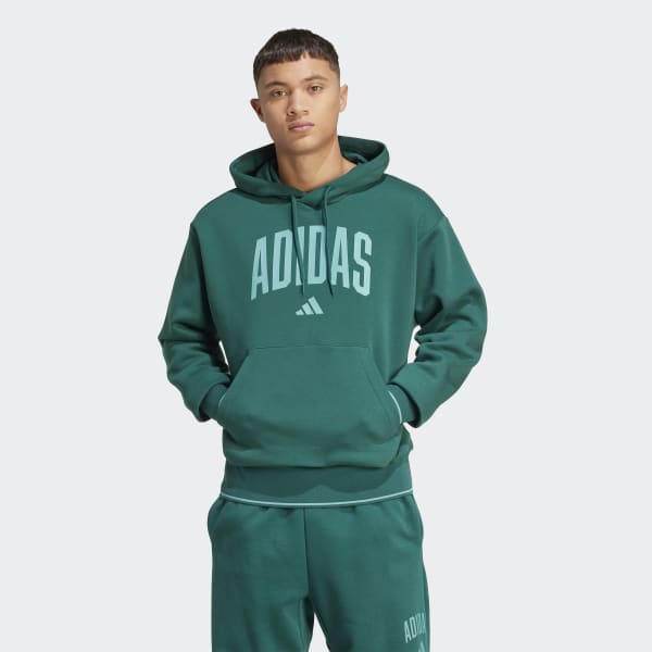 adidas Collegiate Hoodie - Green | Free Shipping with