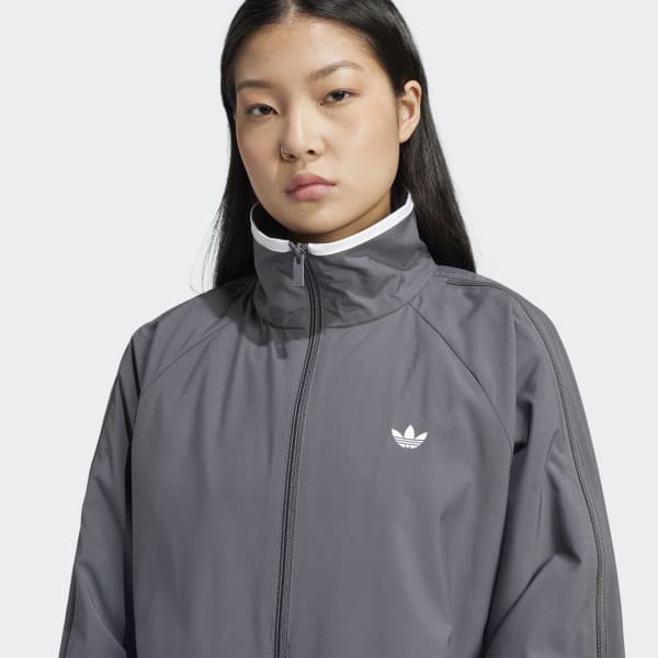 最終値下げ　Adidas ジップアップジャケット Lサイズ グレー セール】Adilenium シーズン 2 オーバーサイズ ジップオフ