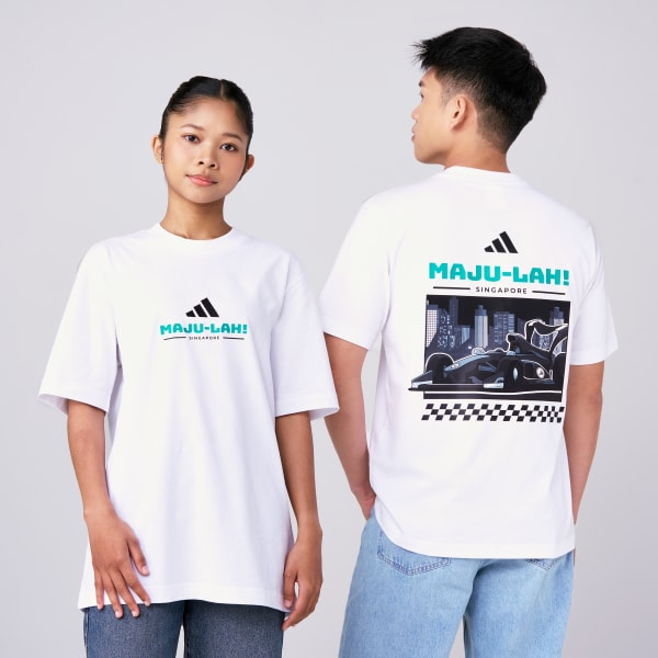 adidas MAJU-LAH MOTORSPORTS TEE - White | adidas Singapore