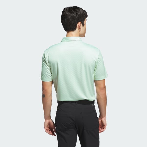 สีขาว เสื้อโปโลพิมพ์ลายทั้งตัว Core