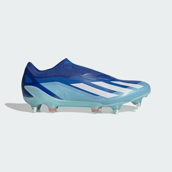 Μπλε X Crazyfast.1 Laceless Soft Ground Boots
