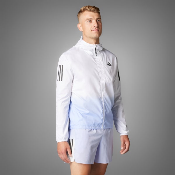 Putih Jaket Own the Run Colorblock
