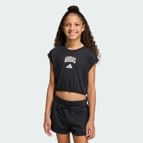 Black SEASONALS COLLEGIATE TYPOGRAPHY T-SHIRT