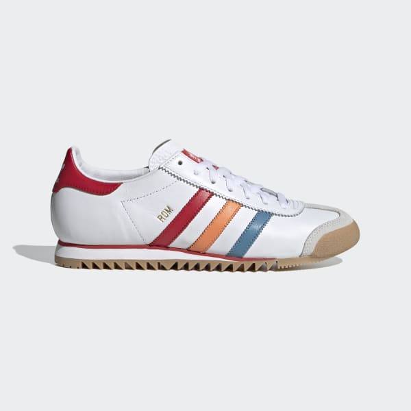 adidas rom white red