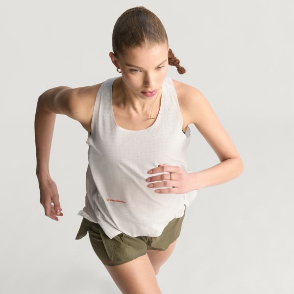 Gris Playera sin mangas de running Adi365 H.Koumori