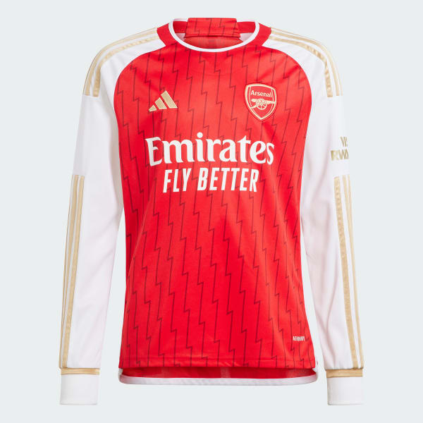 Rot Arsenal 23/24 Long Sleeve Home Jersey