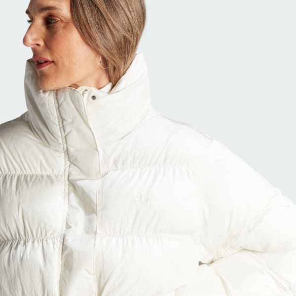 adidas Short Vegan Puffer Jacket - White | adidas Finland