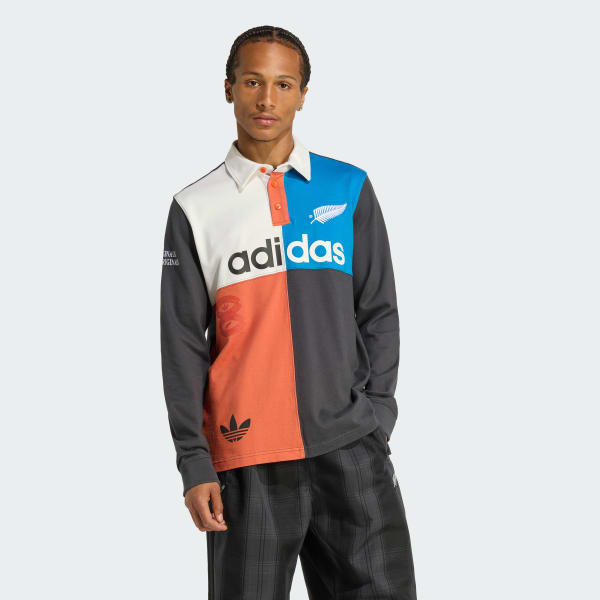 adidas ORIGINALS & ALL BLACKS HERITAGE RUGBY POLO Shirt