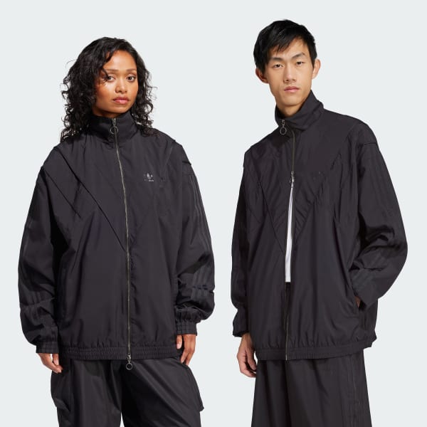 Negro Track Top Ranted Cut Line
