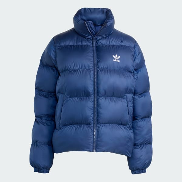 adidas Adicolor Short Puffer Jacket Blue adidas UK