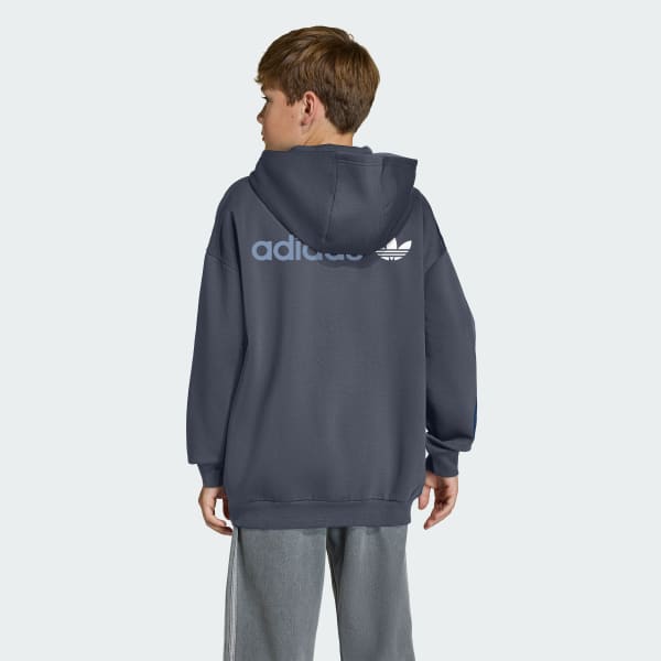 Blauw HOOD TONAL Sweatshirt