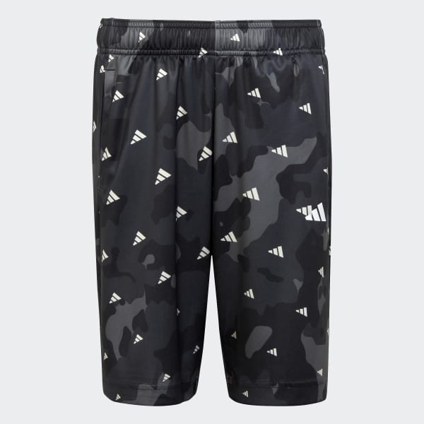 Grey Train Essentials Seasonal AEROREADY Allover Print Regular-Fit Shorts
