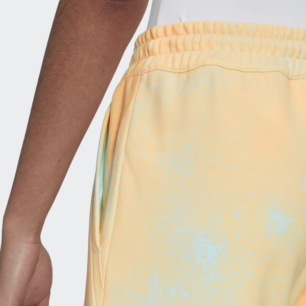 modrá Tepláky Allover Print Cuffed UB932