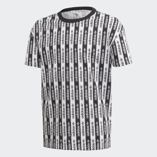 adidas Allover Print T-Shirt - Weiß 