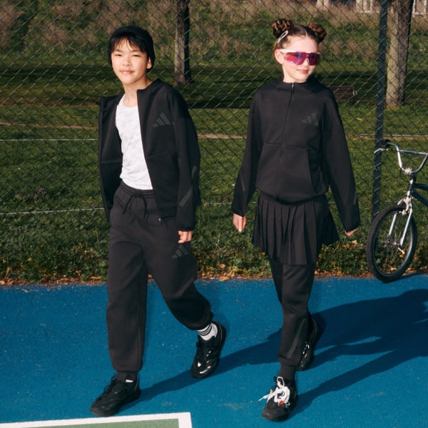 ADIDAS Z.N.E.フルジップ仕様フード付きトラックジャケット