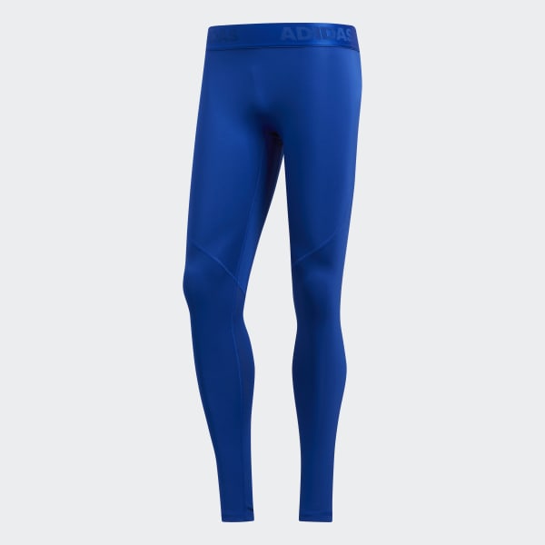 Mallas largas Alphaskin Sport azules para hombre | adidas España