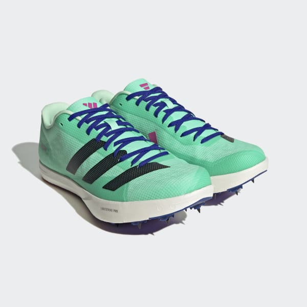Turquesa Sapatilhas Adizero – Salto em Comprimento