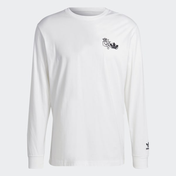 bílá Tričko Hack the Elite Graphic Long Sleeve