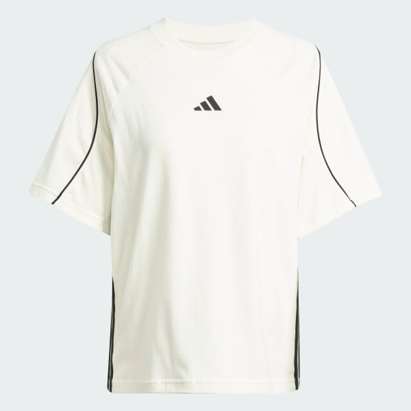 สีขาว เสื้อยืด Stadium 3-Stripes