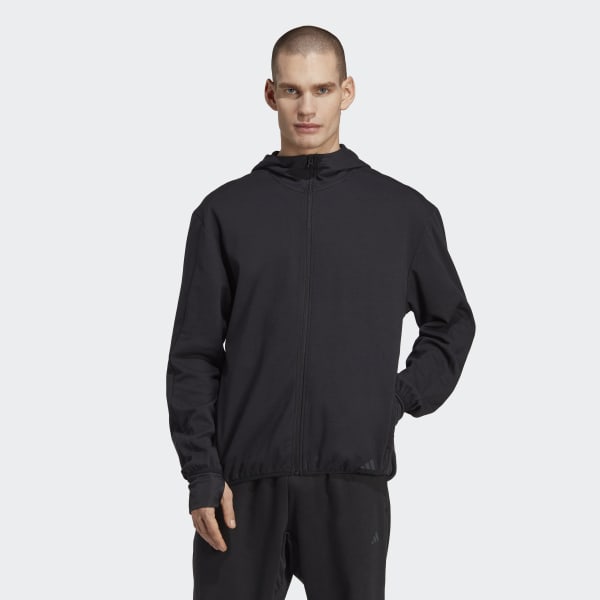 adidas Yoga Base Training AEROREADY Full-Zip Hoodie - Black