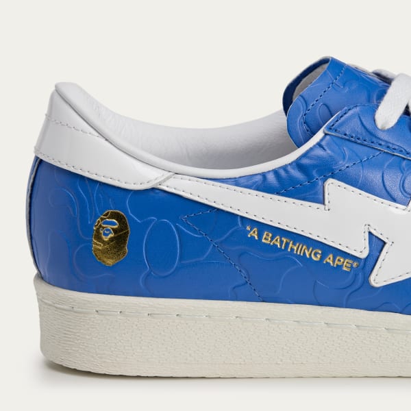 adidas SSTR V Bape Shoes - Blue | Free Shipping with adiClub