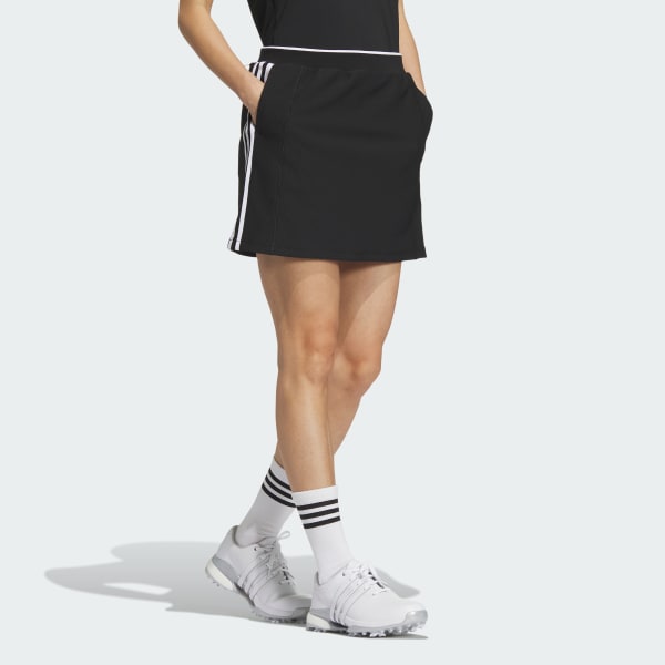 アディダス レディース ゴルフジャケット スカート インナー付き L XL アディダス 【ゴルフ】3ストライプス ドライスカート - ブラック