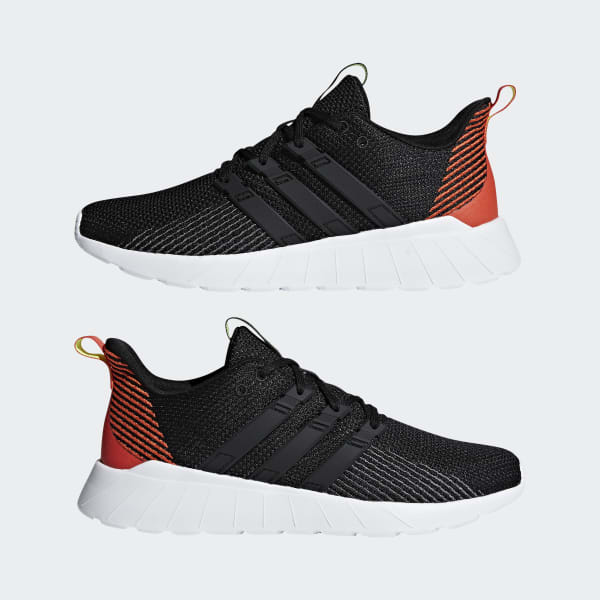 Adidas questar flow black orange on sale