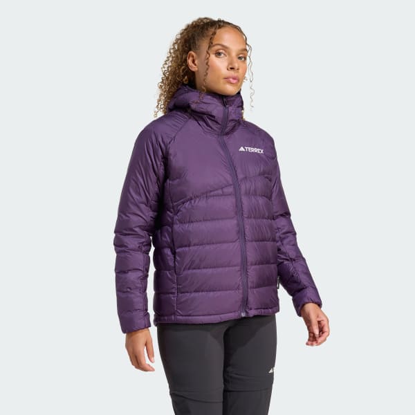 Μωβ Μπουφάν Terrex Xperior CLIMAWARM+ Down με κουκούλα