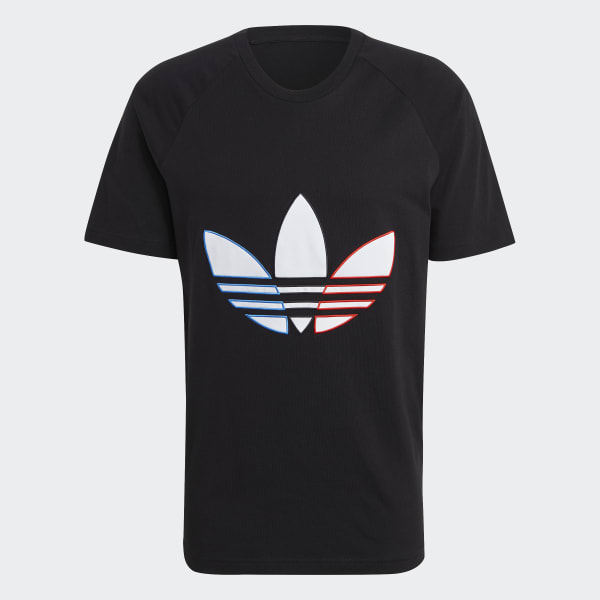 Black Adicolor Tricolor T-Shirt BG157