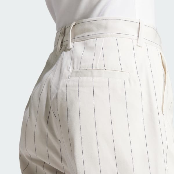 Pinstripe Twill Loose Pants