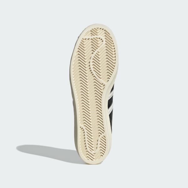 Svart Superstar Vintage skor