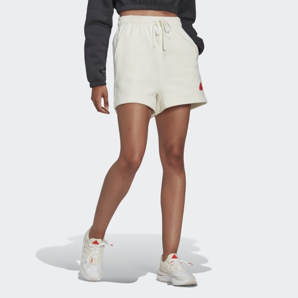Llanura Increíble Alinear adidas Sweat Shorts - White | Women's Training | adidas US