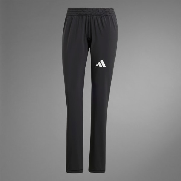 Adidas black training pants sales