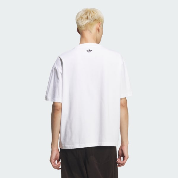 ホワイト サムライ半袖Tシャツ