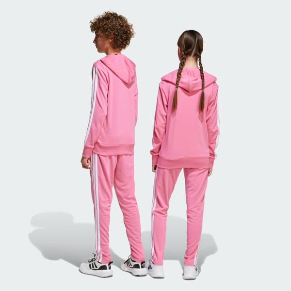 Pink Seasonal Essentials Tiberio 3-Stripes French Terry Track Suit Kids