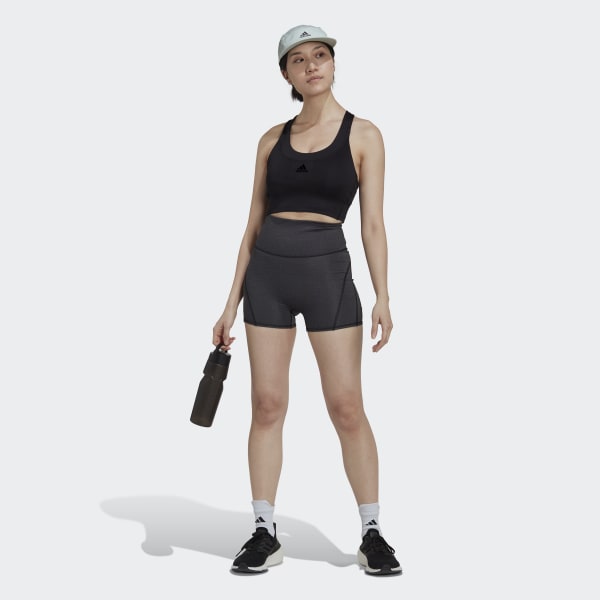 adidas Women's Running Medium Support Pocket Bra, Black, XX-Small