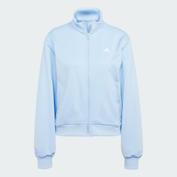 adidas Essentials Feel Cozy Trainingsanzug Blau adidas Deutschland