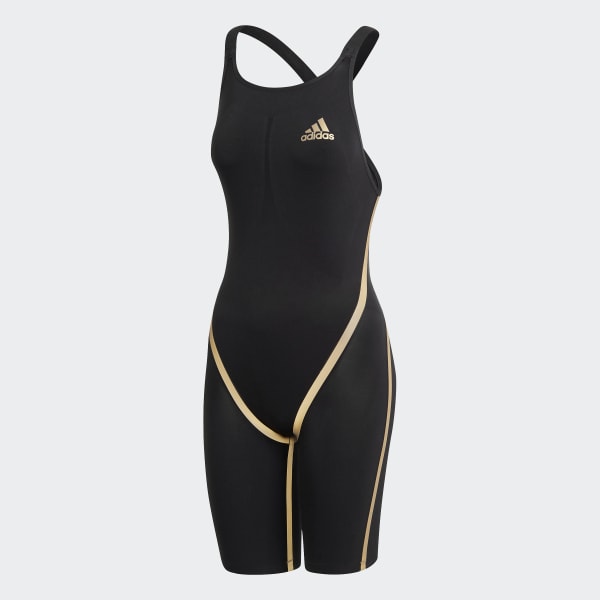 Svart Adizero XX Open-Back Swimsuit