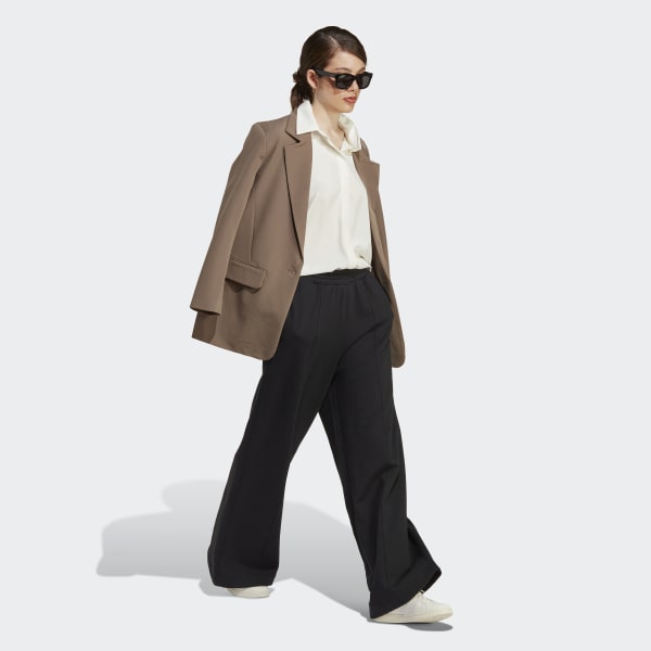 Zwart Premium Essentials Pintuck Broek