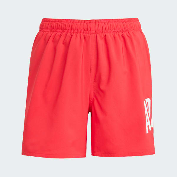 Rood adidas Sportswear Essentials Logo CLX Zwemshort Kinderen